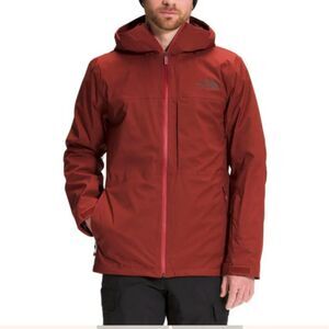 The North Face ThermoBall Eco Snow Triclimate Mens Jacket 3-in-1 Brick Size XL